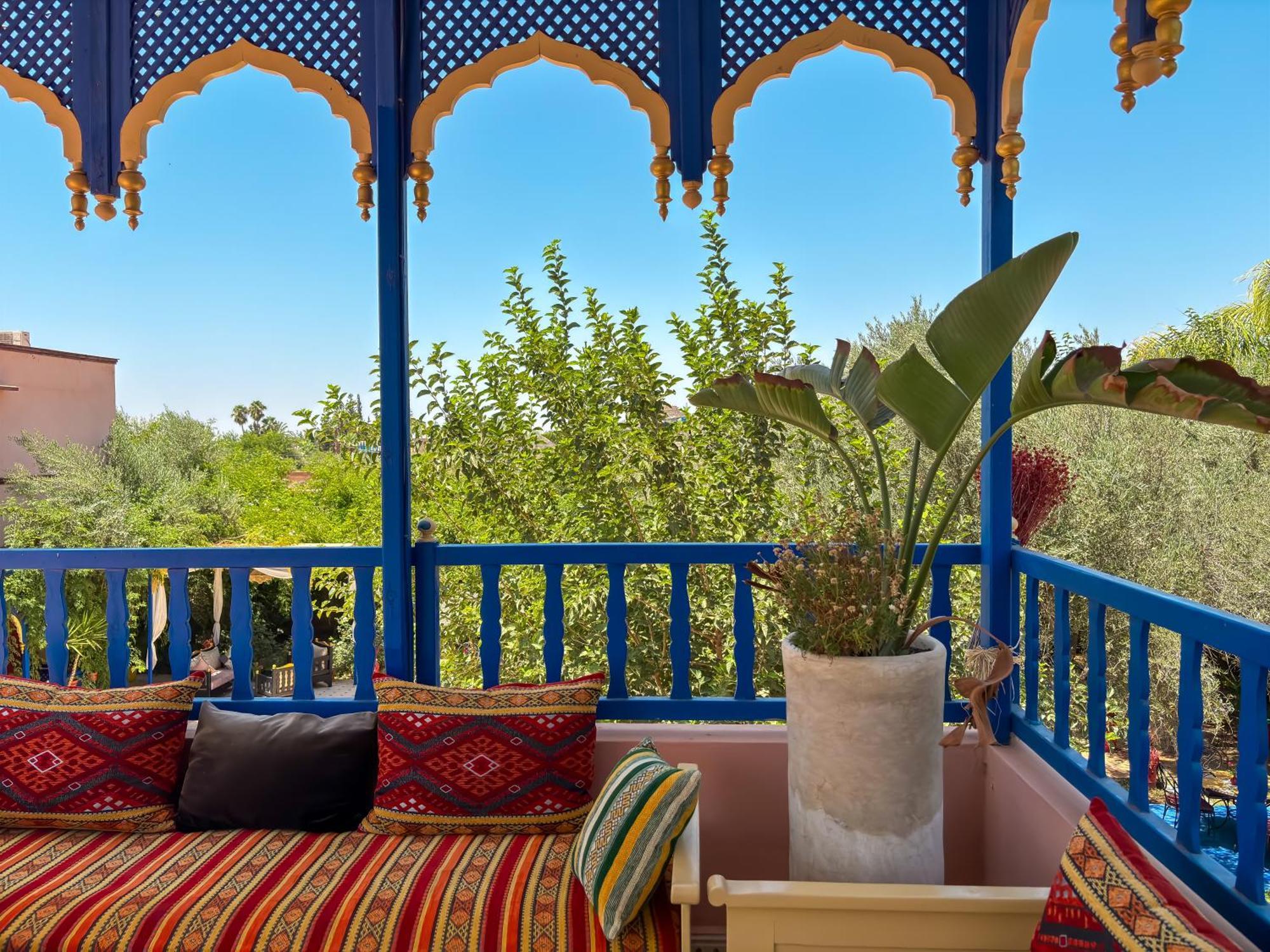 Le Bleu House Panzió Sidi Abdallah Ghiat Kültér fotó