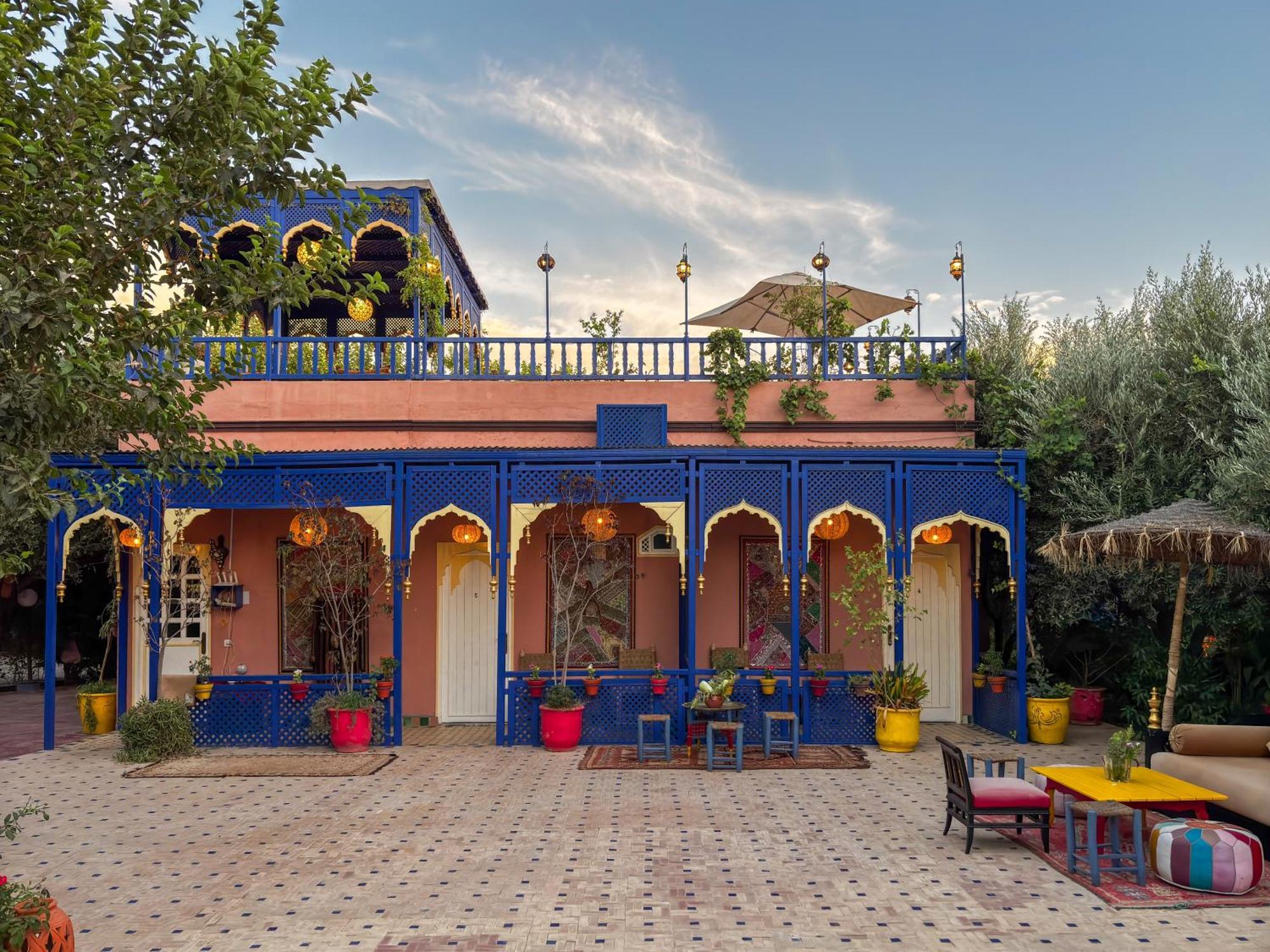 Le Bleu House Panzió Sidi Abdallah Ghiat Kültér fotó